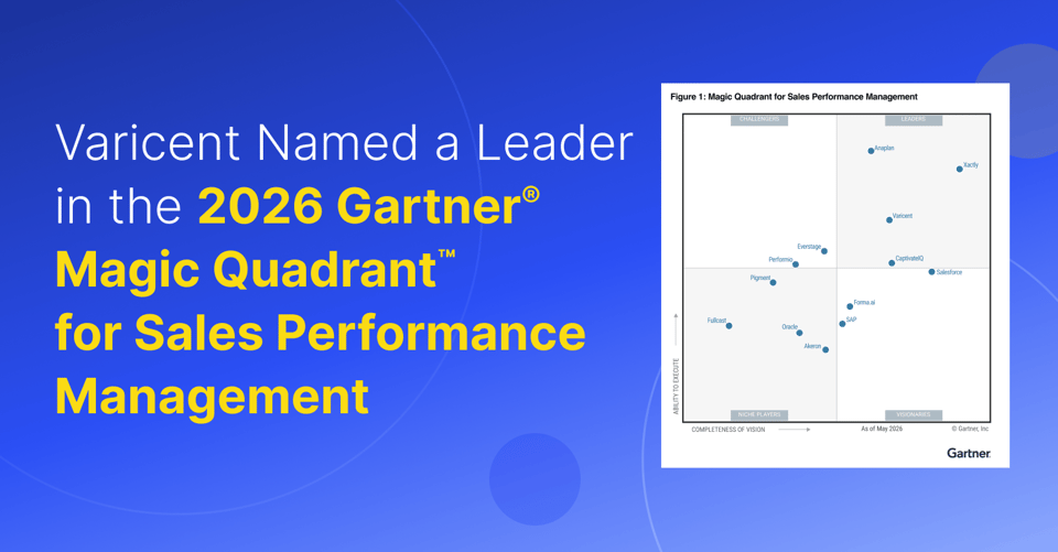 Varicent a Leader in the 2026 Gartner® Magic Quadrant™ for SPM