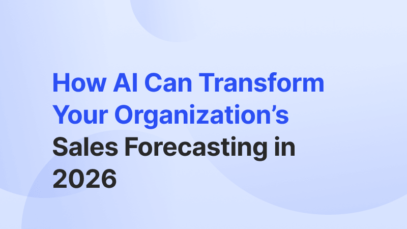 AI Sales Forecasting Strategy Guide for 2026 | Varicent