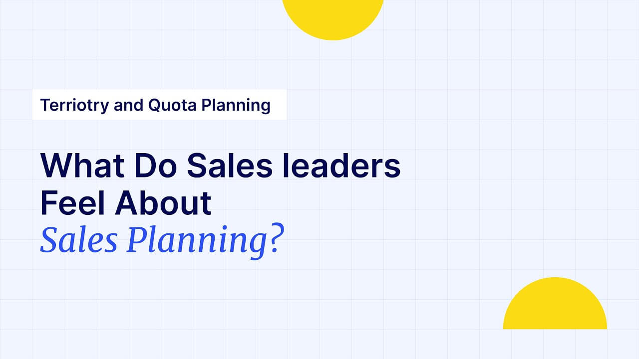 What Do Sales Leaders Feel About Sales Planning? Video